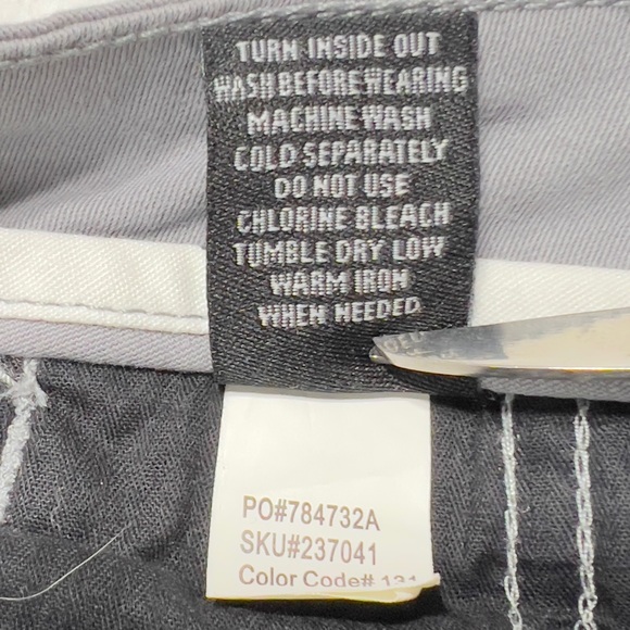 RSQ London Chino Skinny Pants 32x32 Solid Grey Stretch Great Condition!! - Picture 14 of 14